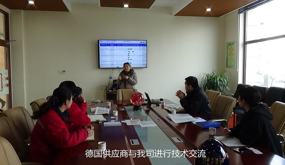德國供應商與我司進行技術交流